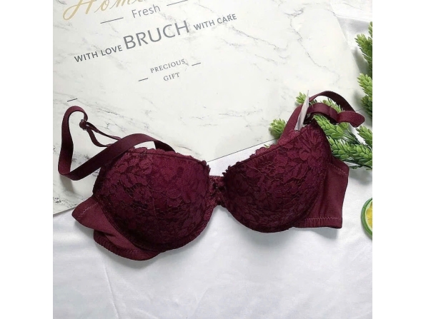 ÁO LOVELY REN LƯỚI 525 - MÀU ĐÔ